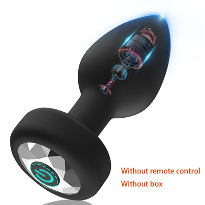 Plugue Anal Vibrador 10 Velocidades