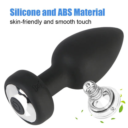 Plugue Anal Vibrador 10 Velocidades