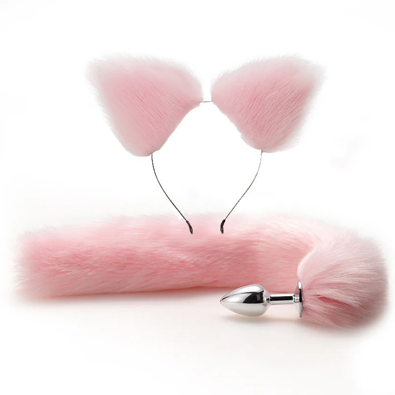 Plugue anal rabo de raposa