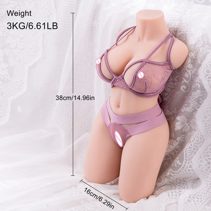 Boneca Sexy de Meio Corpo, Masturbador