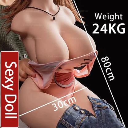 Boneca Sexy de Meio Corpo, Masturbador