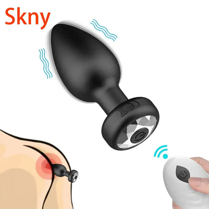 Plugue Anal Vibrador 10 Velocidades